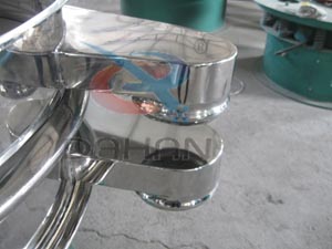 豆?jié){振動篩分機(jī)出料口